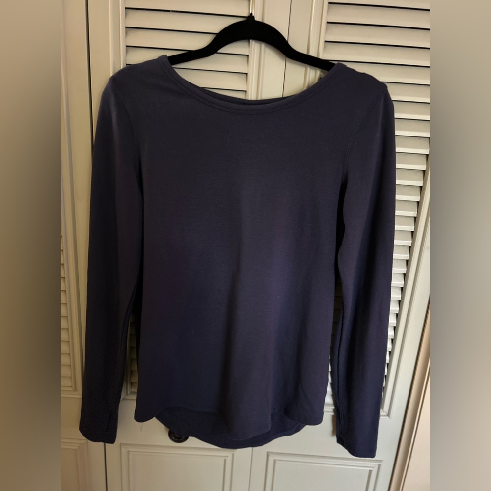 Old Navy Active Wear Navy Blue Active Top